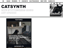 Tablet Screenshot of catsynth.com